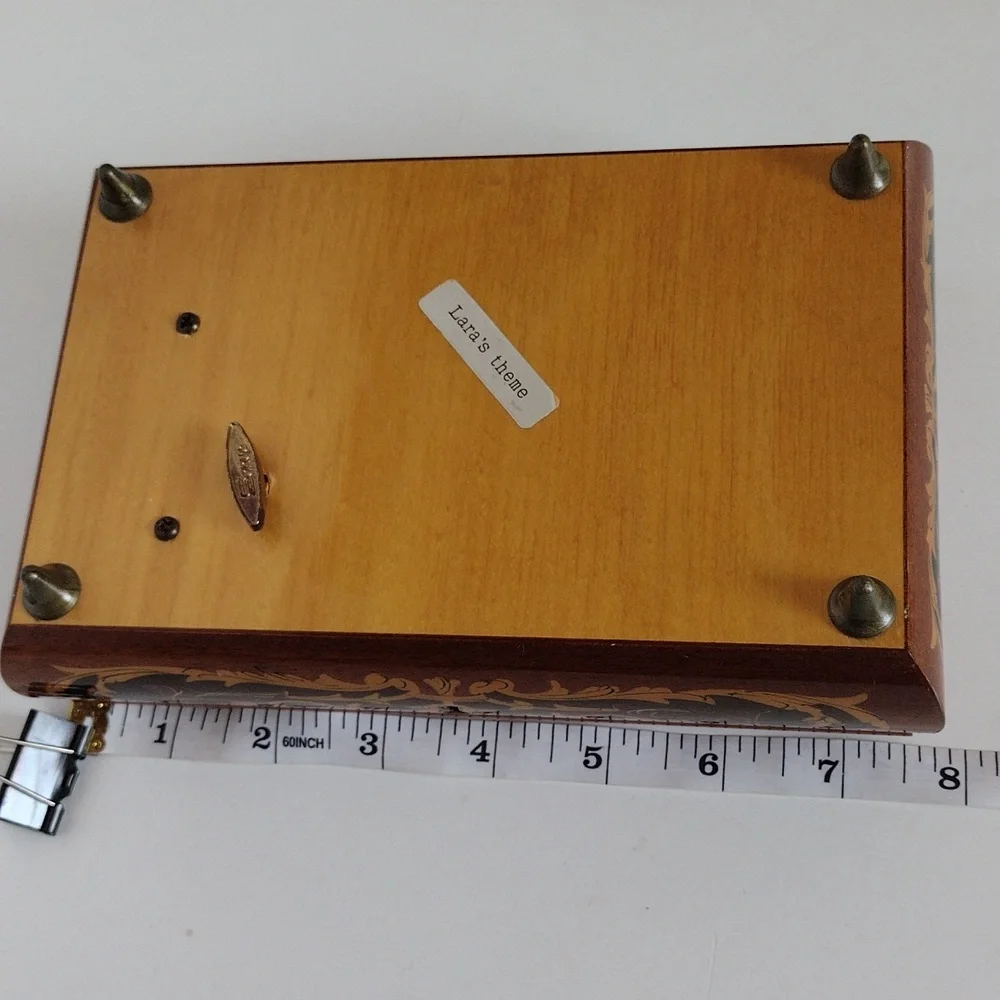 Musical Wooden Jewelry Box from Venice